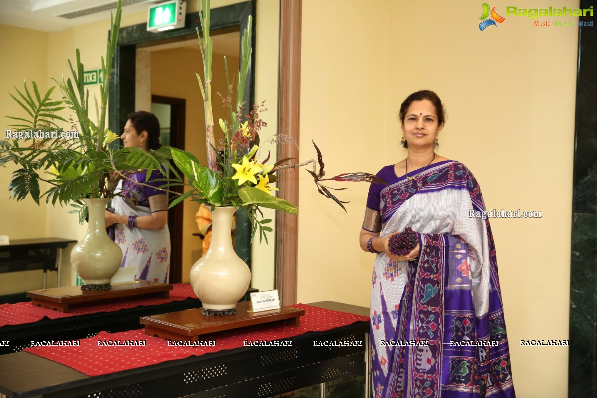 Ikebana International Hyderabad Chapter #250 Ferns And Petals Annual Ikebana Exhibition