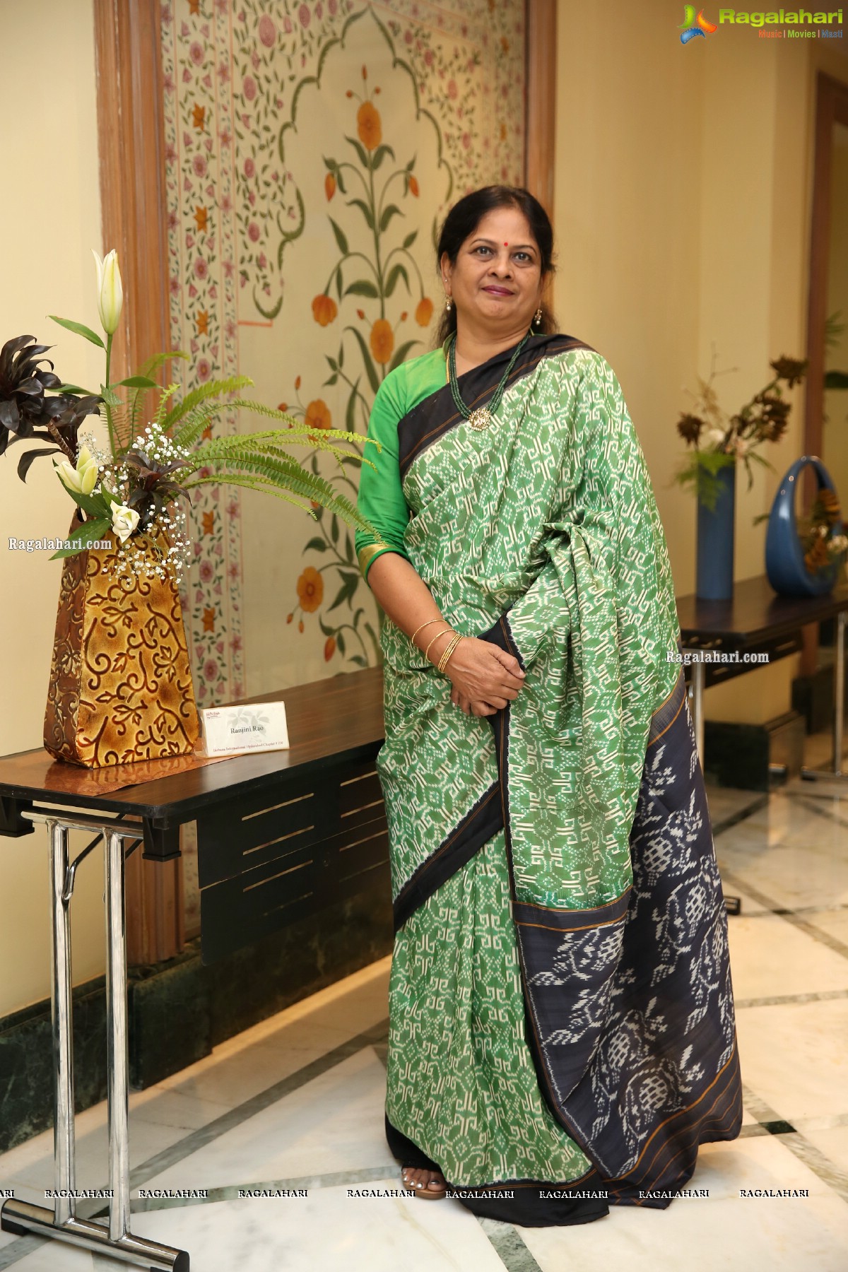 Ikebana International Hyderabad Chapter #250 Ferns And Petals Annual Ikebana Exhibition