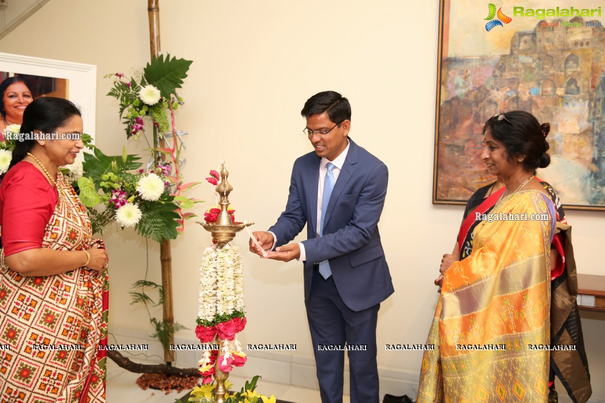 Ikebana International Hyderabad Chapter #250 Ferns And Petals Annual Ikebana Exhibition