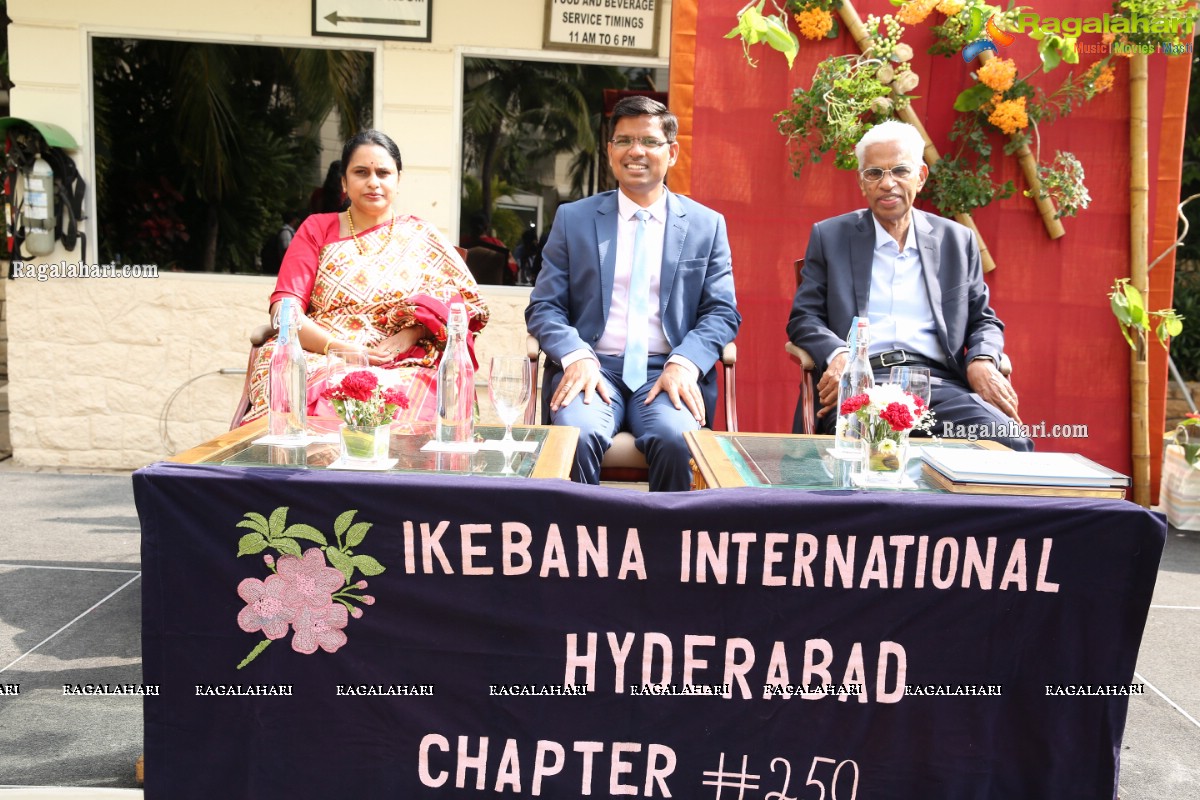 Ikebana International Hyderabad Chapter #250 Ferns And Petals Annual Ikebana Exhibition