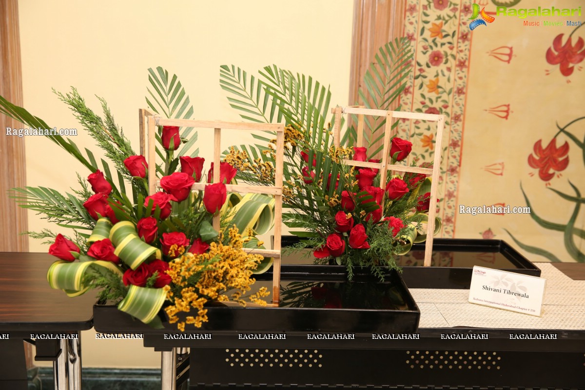 Ikebana International Hyderabad Chapter #250 Ferns And Petals Annual Ikebana Exhibition