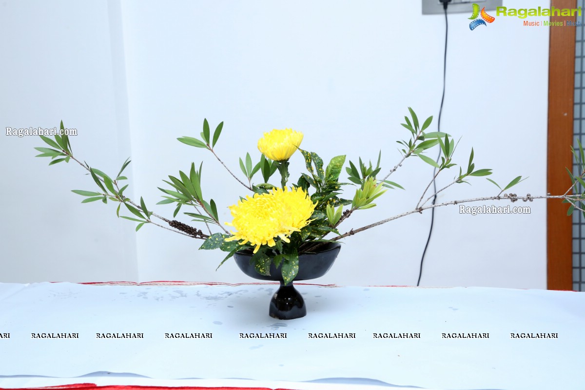 Ikebana Demonstration at MLA'S Colony Recreation Centre