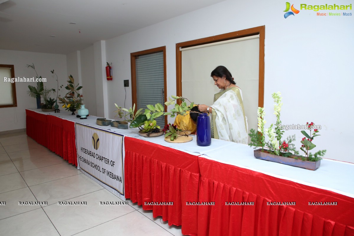 Ikebana Demonstration at MLA'S Colony Recreation Centre