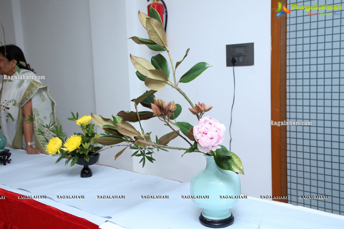 Ikebana Demonstration at MLA'S Colony Recreation Centre