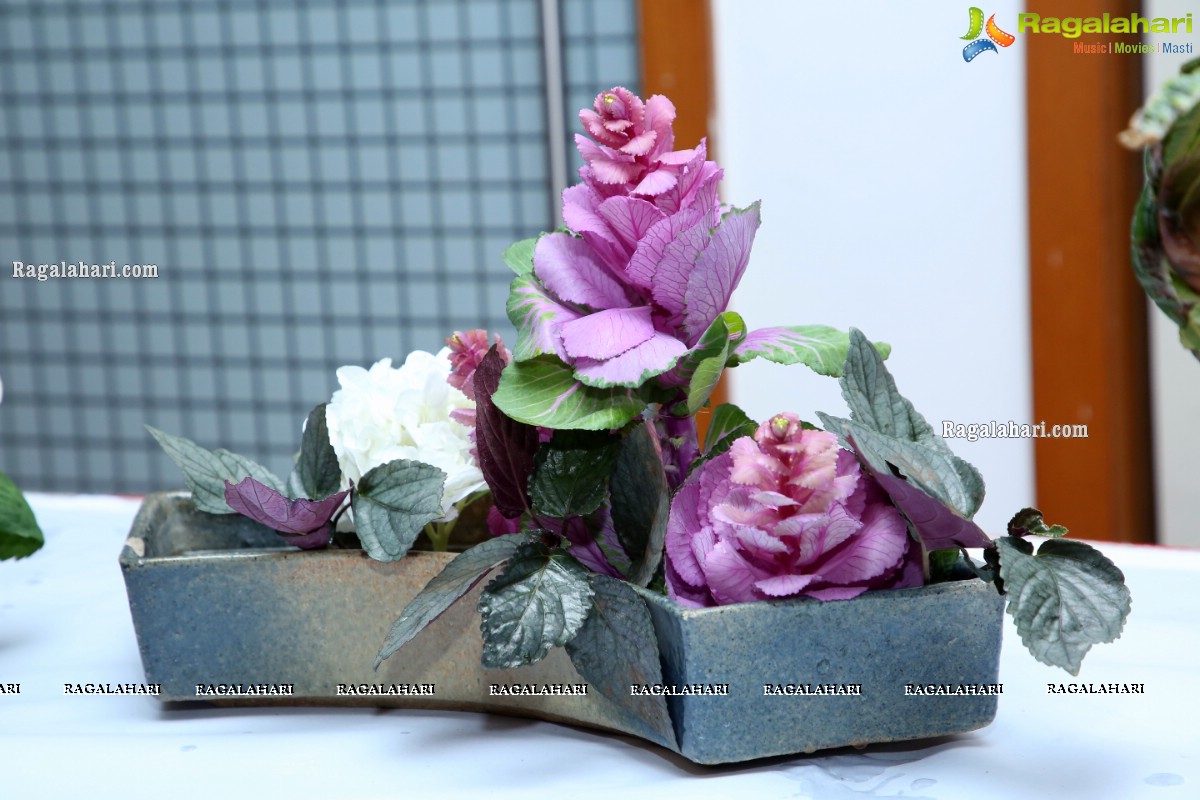 Ikebana Demonstration at MLA'S Colony Recreation Centre