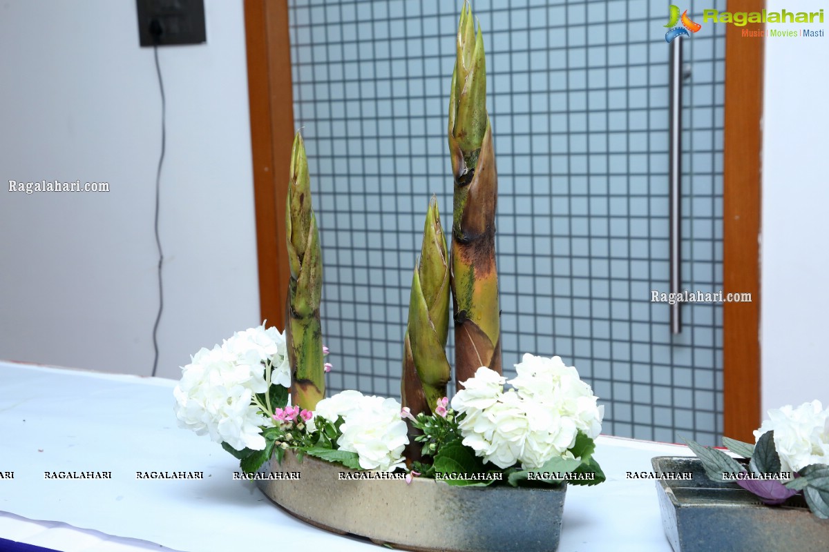 Ikebana Demonstration at MLA'S Colony Recreation Centre