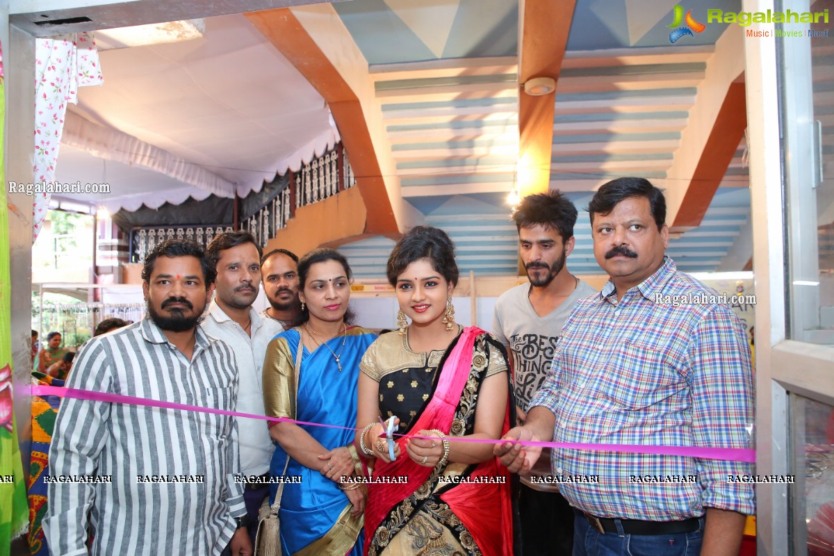 Indian Silk Expo Launch by Karronya Katrynn at Sri Satya Sai Nigamagamam