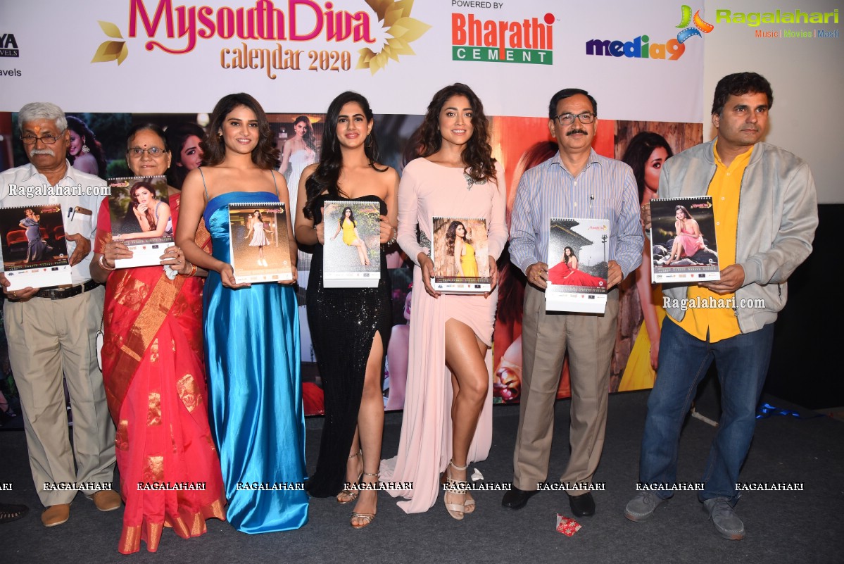 My South Diva Calendar 2020 Launch at Ramanaidu Studio Preview Theater