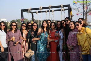 Lions Club of Hyderabad Petals Kite Flying at Fat Pigeon