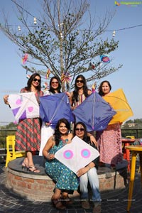 Lions Club of Hyderabad Petals Kite Flying at Fat Pigeon