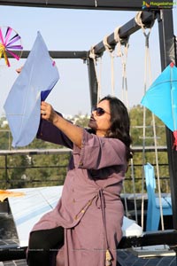 Lions Club of Hyderabad Petals Kite Flying at Fat Pigeon