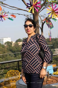 Lions Club of Hyderabad Petals Kite Flying at Fat Pigeon