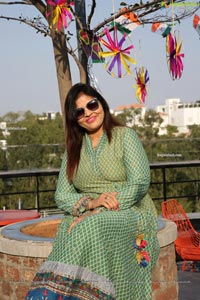 Lions Club of Hyderabad Petals Kite Flying at Fat Pigeon