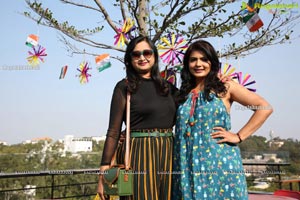 Lions Club of Hyderabad Petals Kite Flying at Fat Pigeon