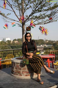 Lions Club of Hyderabad Petals Kite Flying at Fat Pigeon