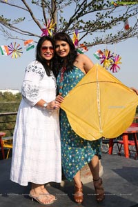 Lions Club of Hyderabad Petals Kite Flying at Fat Pigeon