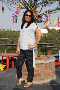 Lions Club of Hyderabad Petals Kite Flying at Fat Pigeon