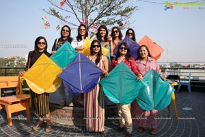 Lions Club of Hyderabad Petals Kite Flying at Fat Pigeon