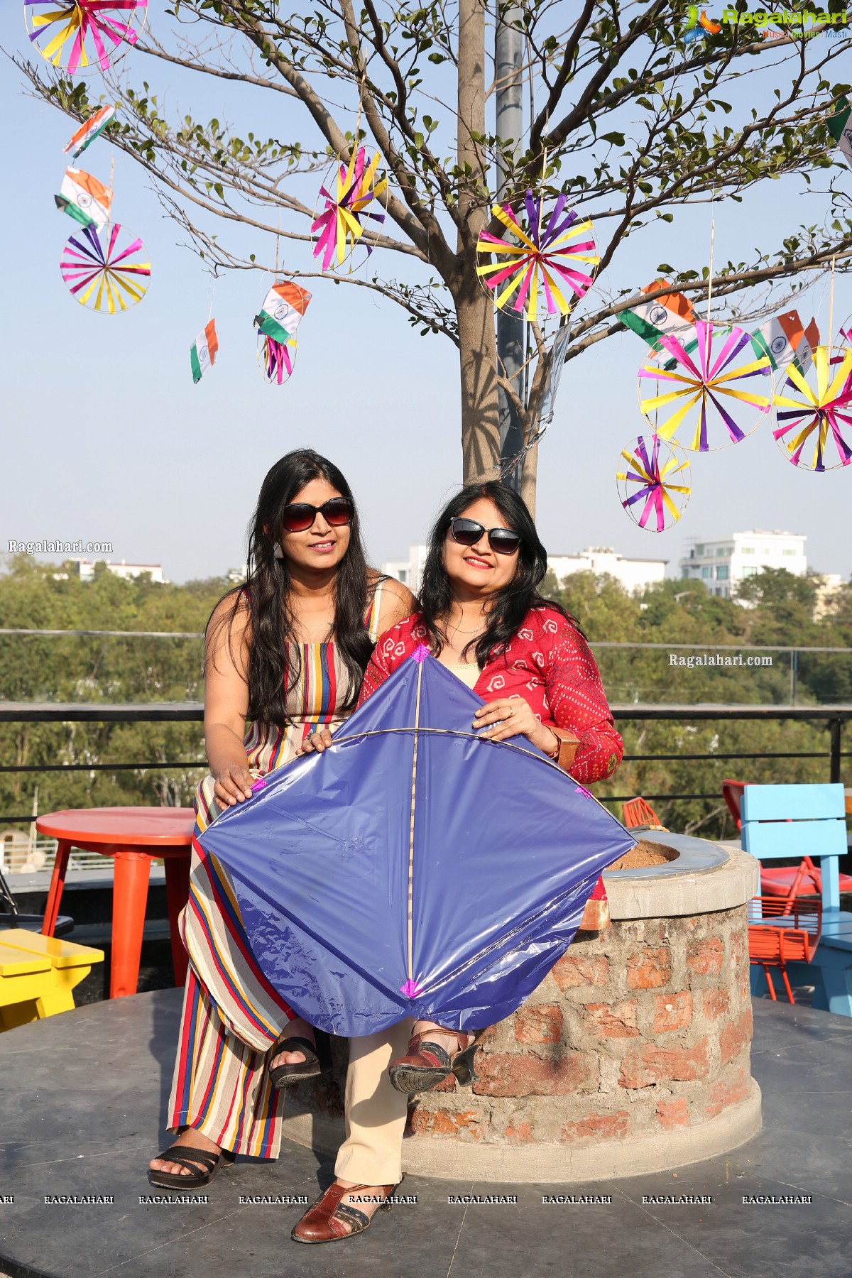 Lions Club of Hyderabad Petals Sankranti Kite Flying at Fat Pigeon