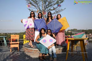 Lions Club of Hyderabad Petals Kite Flying at Fat Pigeon