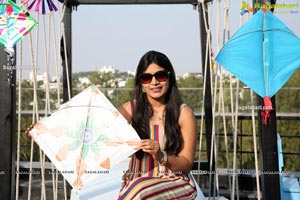 Lions Club of Hyderabad Petals Kite Flying at Fat Pigeon