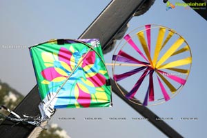 Lions Club of Hyderabad Petals Kite Flying at Fat Pigeon