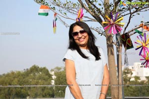 Lions Club of Hyderabad Petals Kite Flying at Fat Pigeon