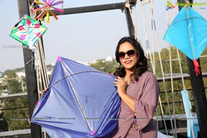 Lions Club of Hyderabad Petals Kite Flying at Fat Pigeon