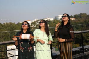 Lions Club of Hyderabad Petals Kite Flying at Fat Pigeon