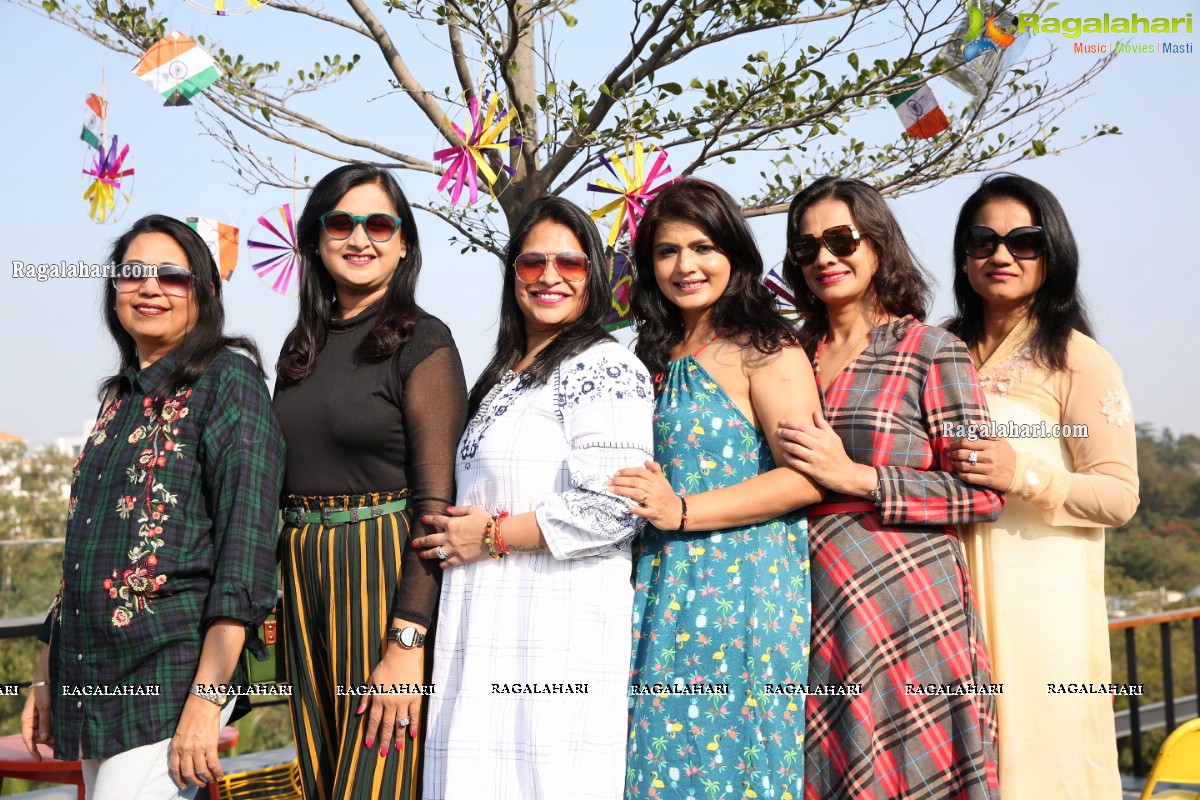 Lions Club of Hyderabad Petals Sankranti Kite Flying at Fat Pigeon