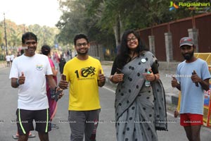 Taneira & Pinkathon's First Saree Run in Hyderabad