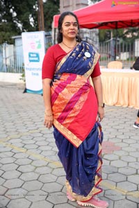 Taneira & Pinkathon's First Saree Run in Hyderabad