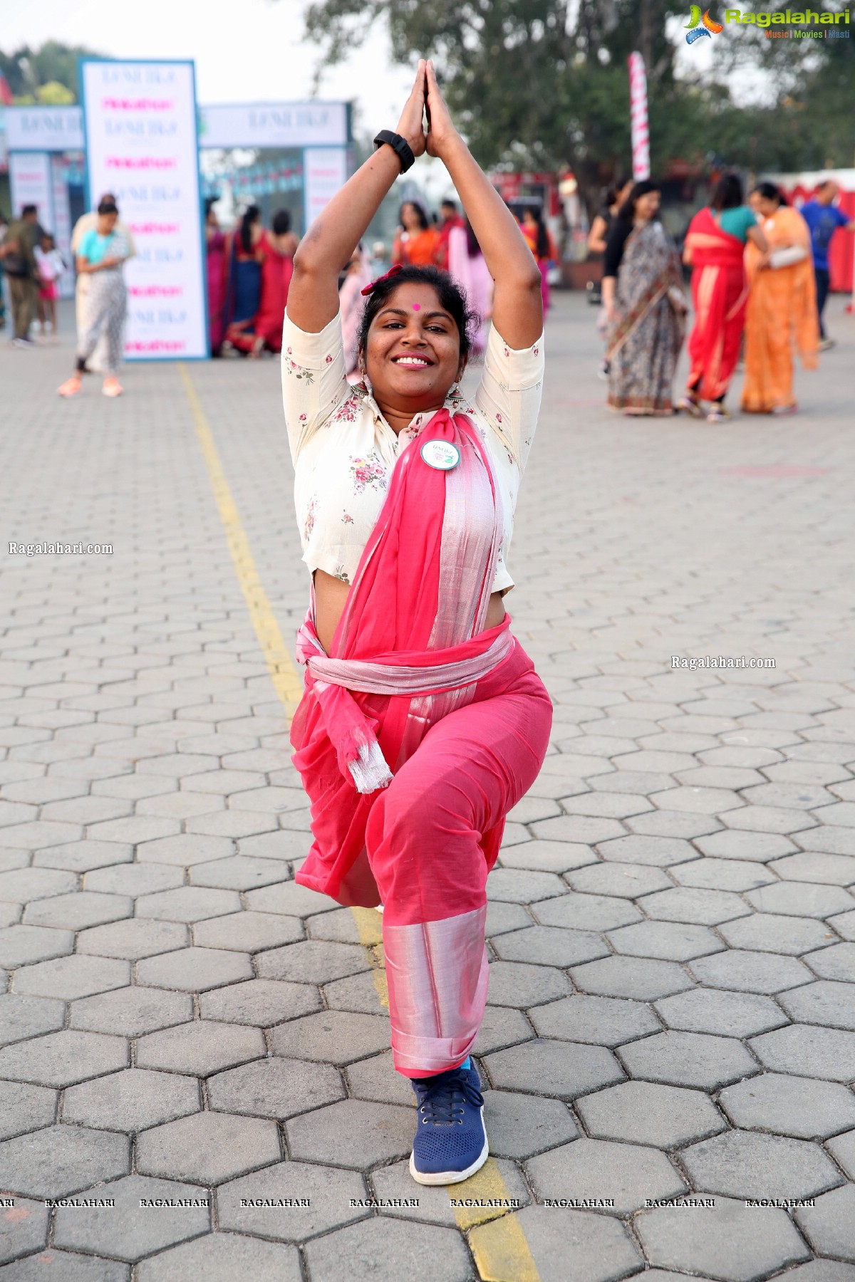 Taneira & Pinkathon's First Saree Run in Hyderabad