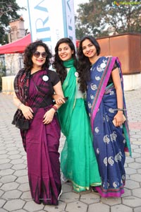 Taneira & Pinkathon's First Saree Run in Hyderabad