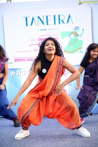 Taneira & Pinkathon's First Saree Run in Hyderabad