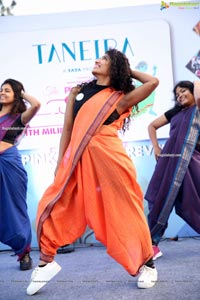 Taneira & Pinkathon's First Saree Run in Hyderabad