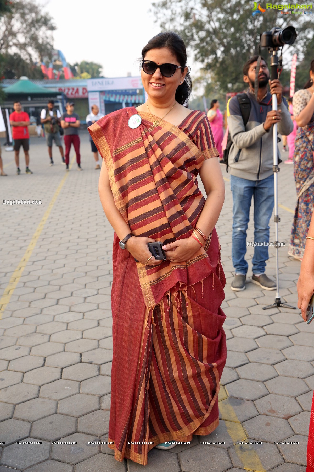 Taneira & Pinkathon's First Saree Run in Hyderabad