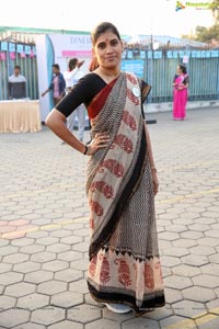 Taneira & Pinkathon's First Saree Run in Hyderabad