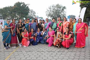 Taneira & Pinkathon's First Saree Run in Hyderabad