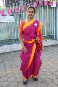 Taneira & Pinkathon's First Saree Run in Hyderabad