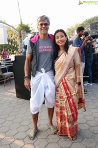 Taneira & Pinkathon's First Saree Run in Hyderabad