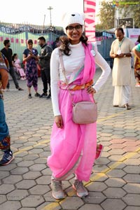 Taneira & Pinkathon's First Saree Run in Hyderabad