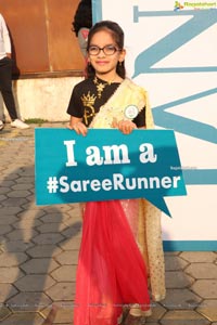 Taneira & Pinkathon's First Saree Run in Hyderabad