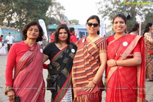 Taneira & Pinkathon's First Saree Run in Hyderabad