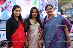 Taneira & Pinkathon's First Saree Run in Hyderabad