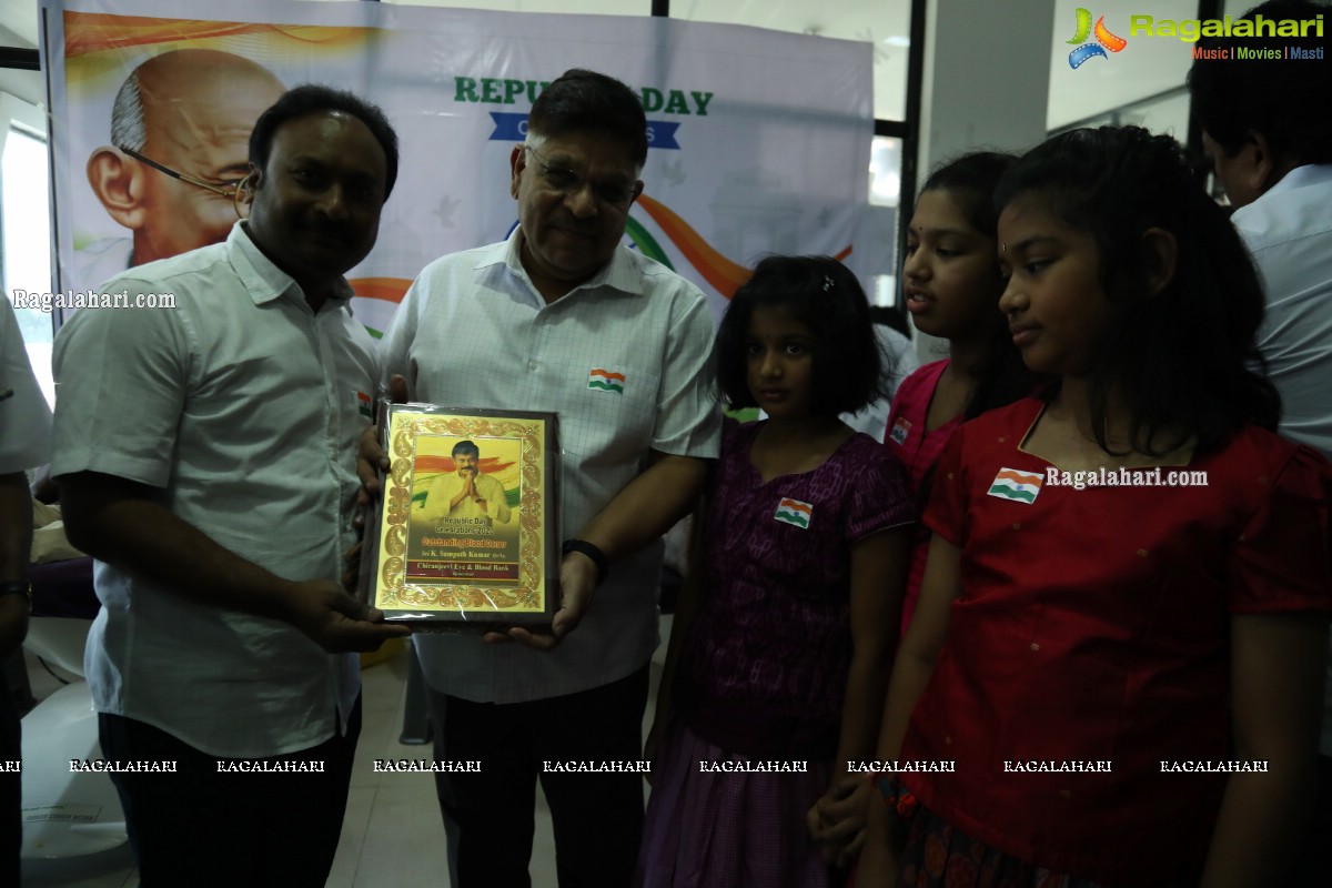 Republic Day Celebrations at Chiranjeevi Blood Bank