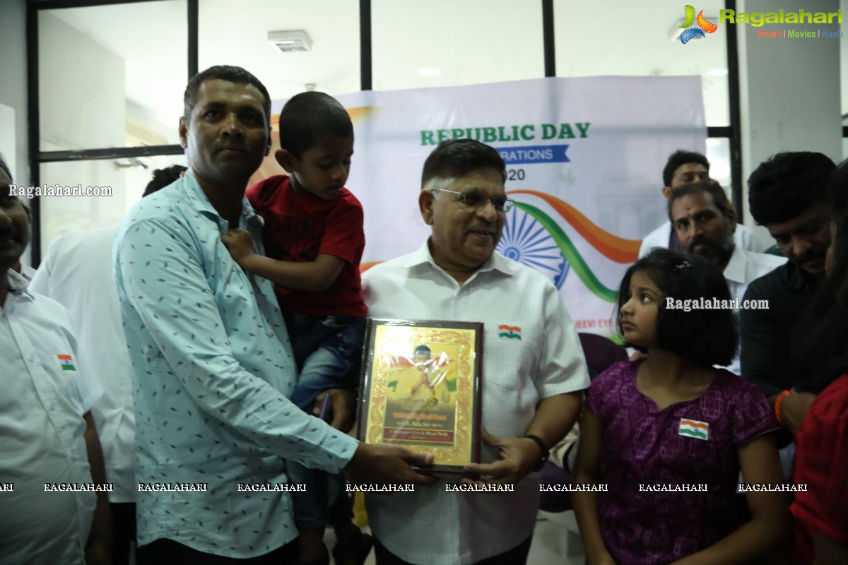 Republic Day Celebrations at Chiranjeevi Blood Bank