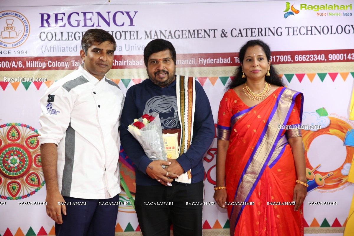 Sankranti Sambaralu with Bombhaat Movie Team by Regency College