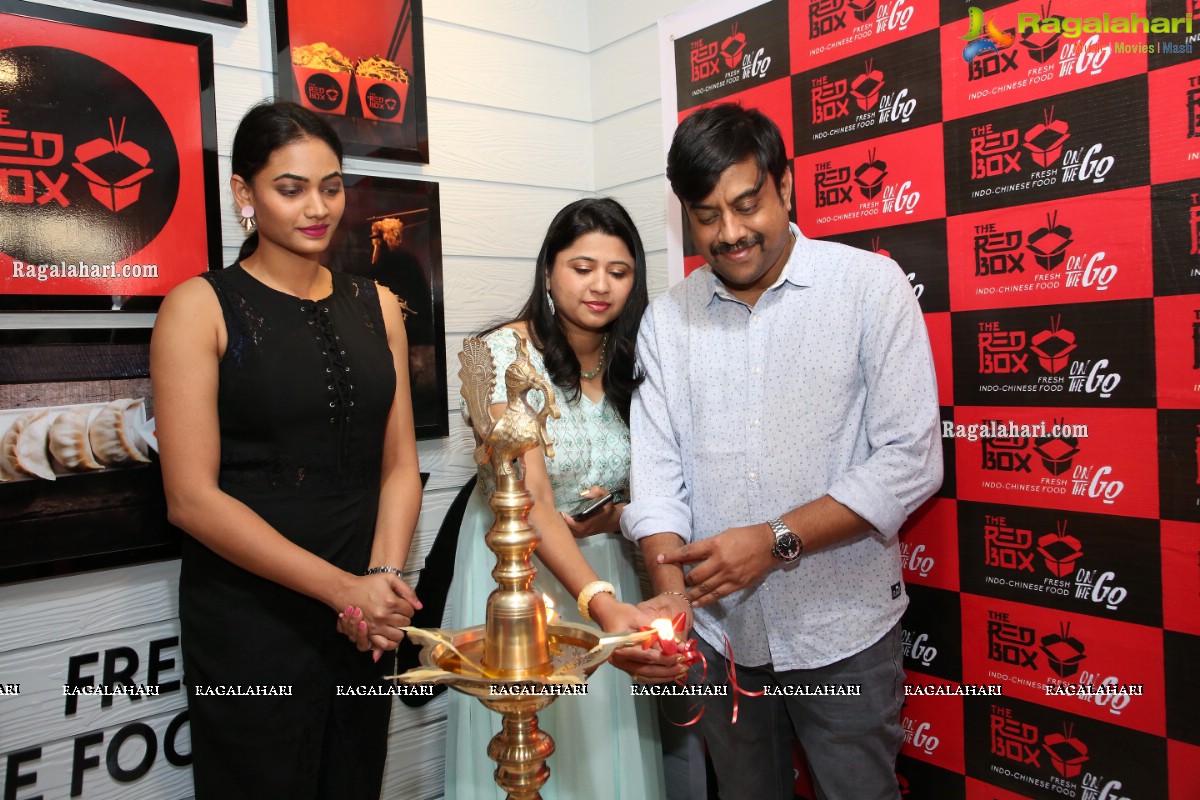 The Red Box Takeaway Outlet Launch by Actress Spandana Palli at Madinaguda