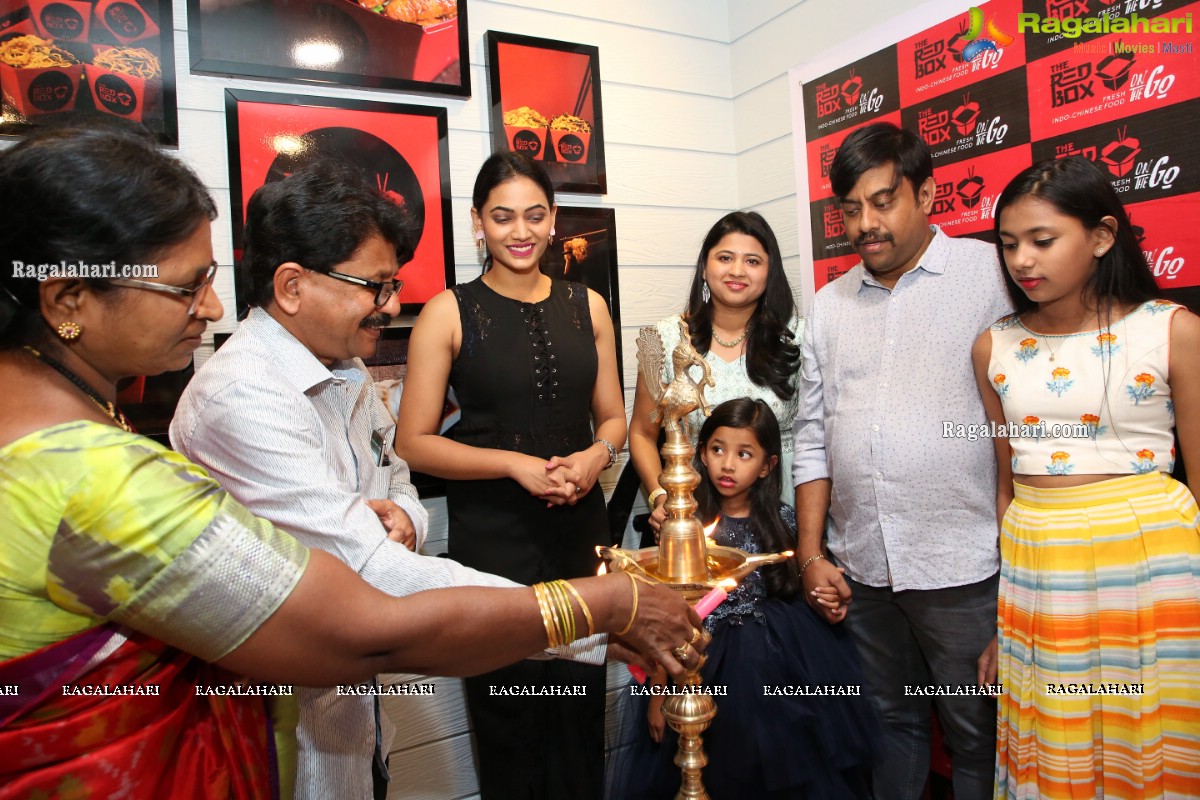 The Red Box Takeaway Outlet Launch by Actress Spandana Palli at Madinaguda